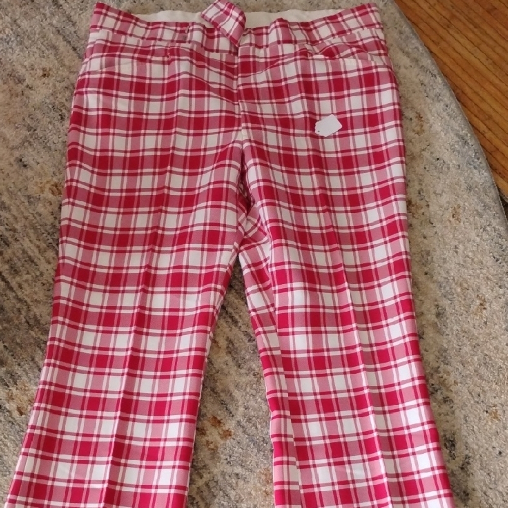 Damo Pink and White Pajama Bottoms Cozy Loungewear